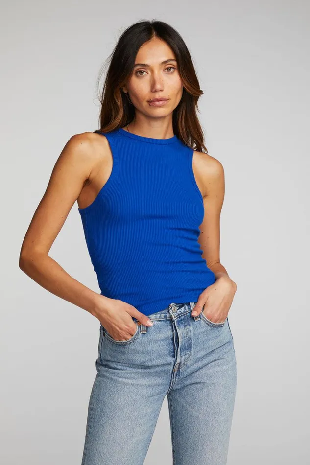 Womens Tops Chaser Brand Recycled Love Rib Tank Top
