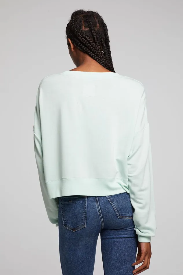 Womens Tops Chaser Brand Scarlet Matcha Pullover