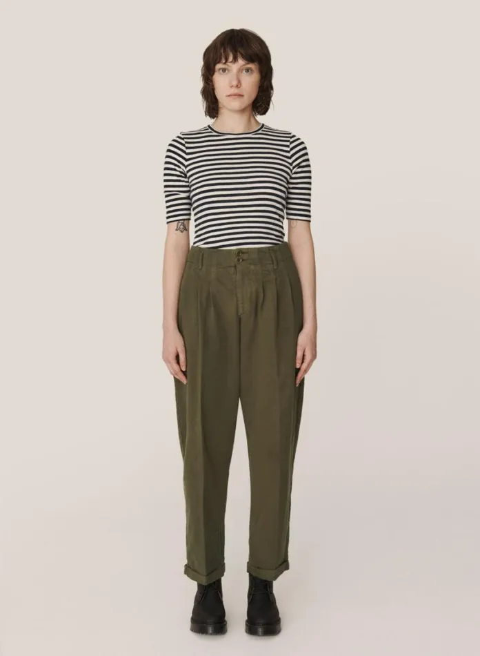 YMC Earth Keaton Trouser Olive Womens Earth