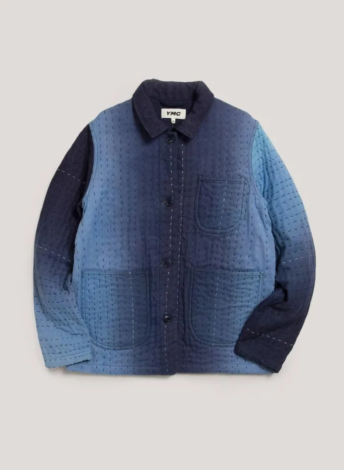 YMC Labour Chore Jacket Blue Womens Outerwear