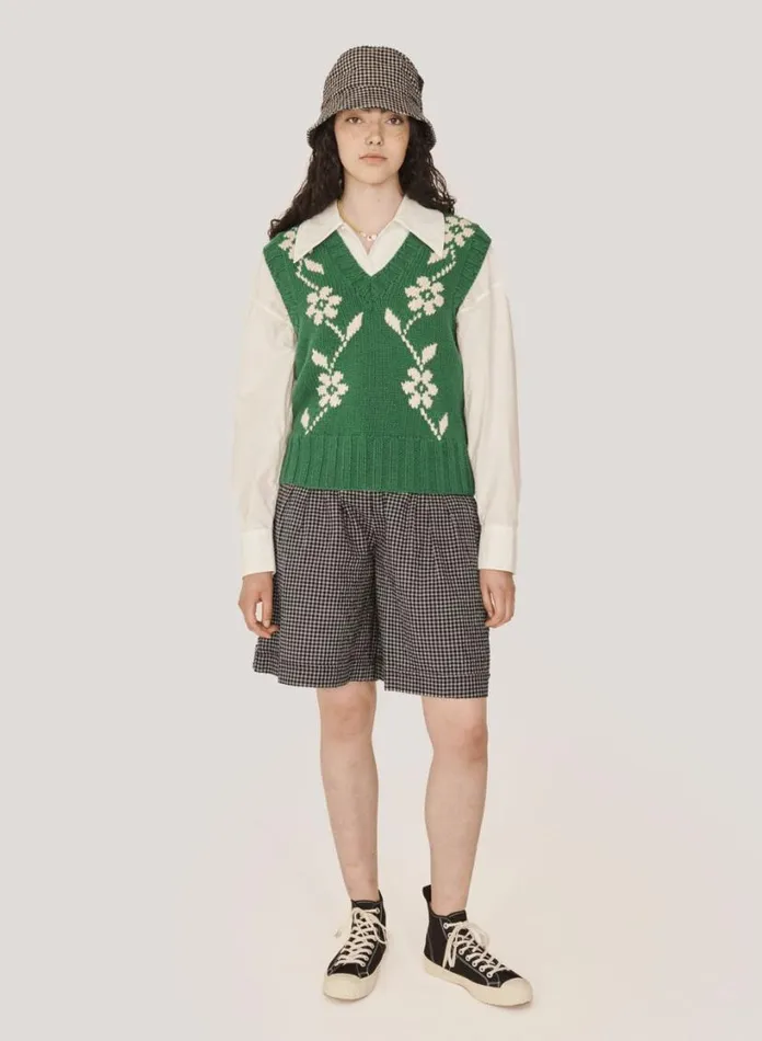 YMC Long Walking Short Black Multi Womens Shorts and Skirts