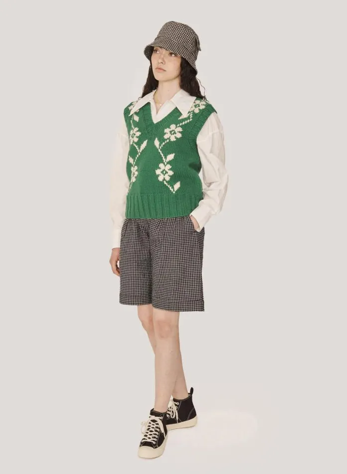 YMC Long Walking Short Black Multi Womens Shorts and Skirts