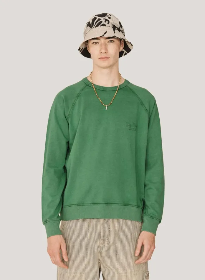YMC Schrank Sweatshirt Green Mens Sweatshirts