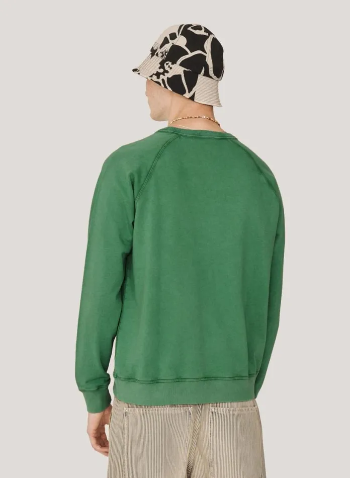 YMC Schrank Sweatshirt Green Mens Sweatshirts