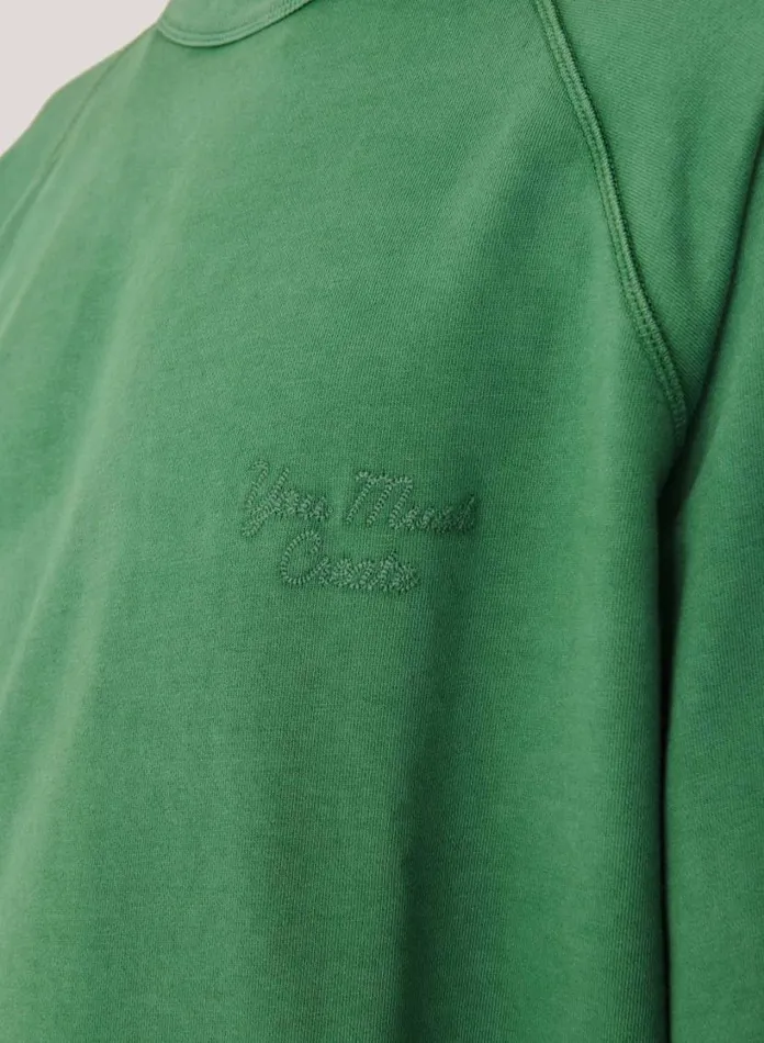 YMC Schrank Sweatshirt Green Mens Sweatshirts