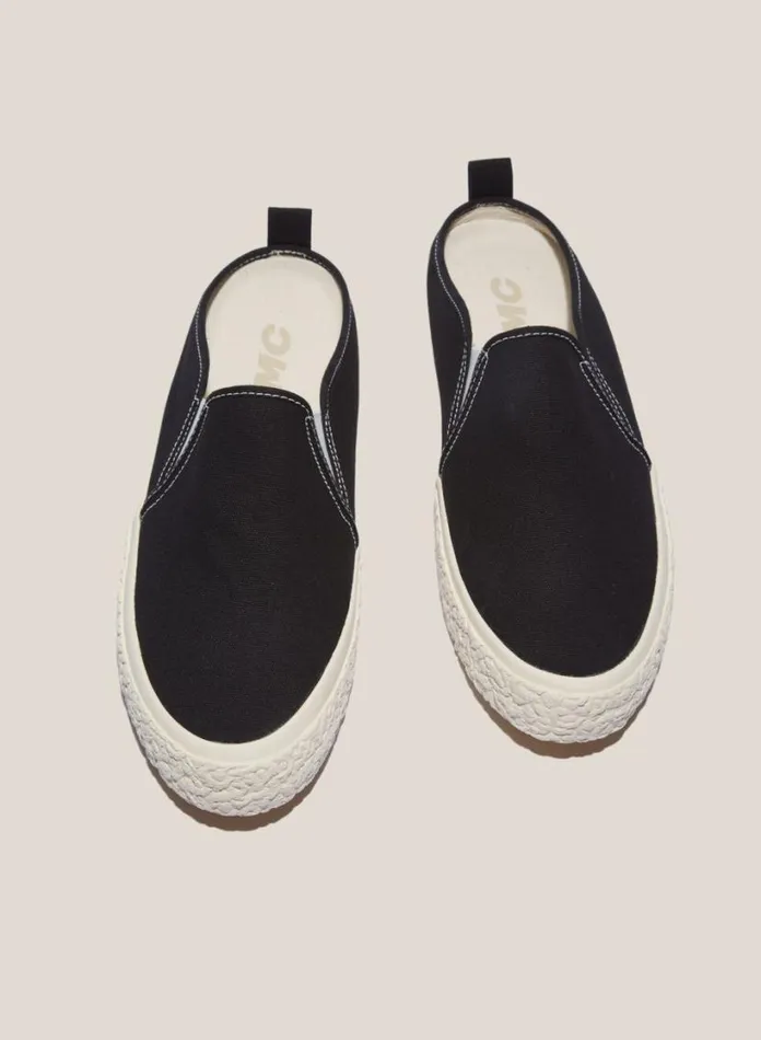 YMC Vulcanised Mules Black Mens Footwear
