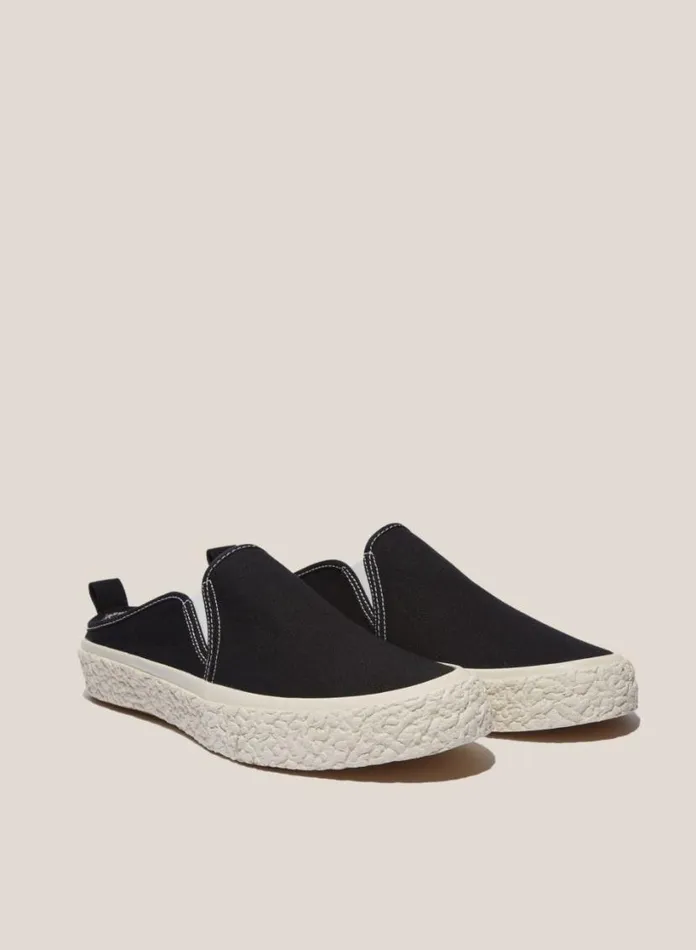 YMC Vulcanised Mules Black Mens Footwear