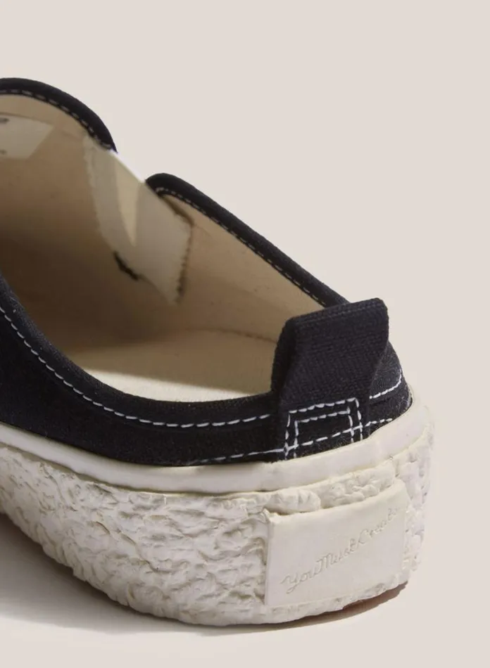 YMC Vulcanised Mules Black Mens Footwear