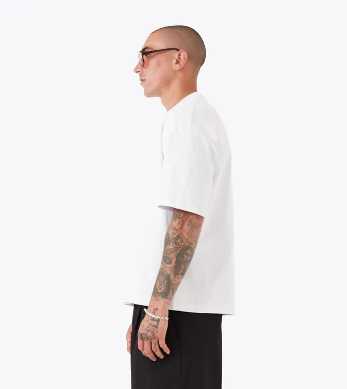 Zanerobe Tees and Tanks Men Cropped Lounge Tee White