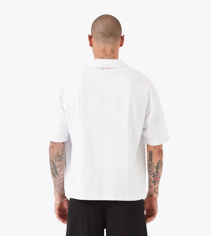 Zanerobe Tees and Tanks Men Cropped Lounge Tee White